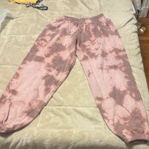 Pink Tie-Dye Joggers